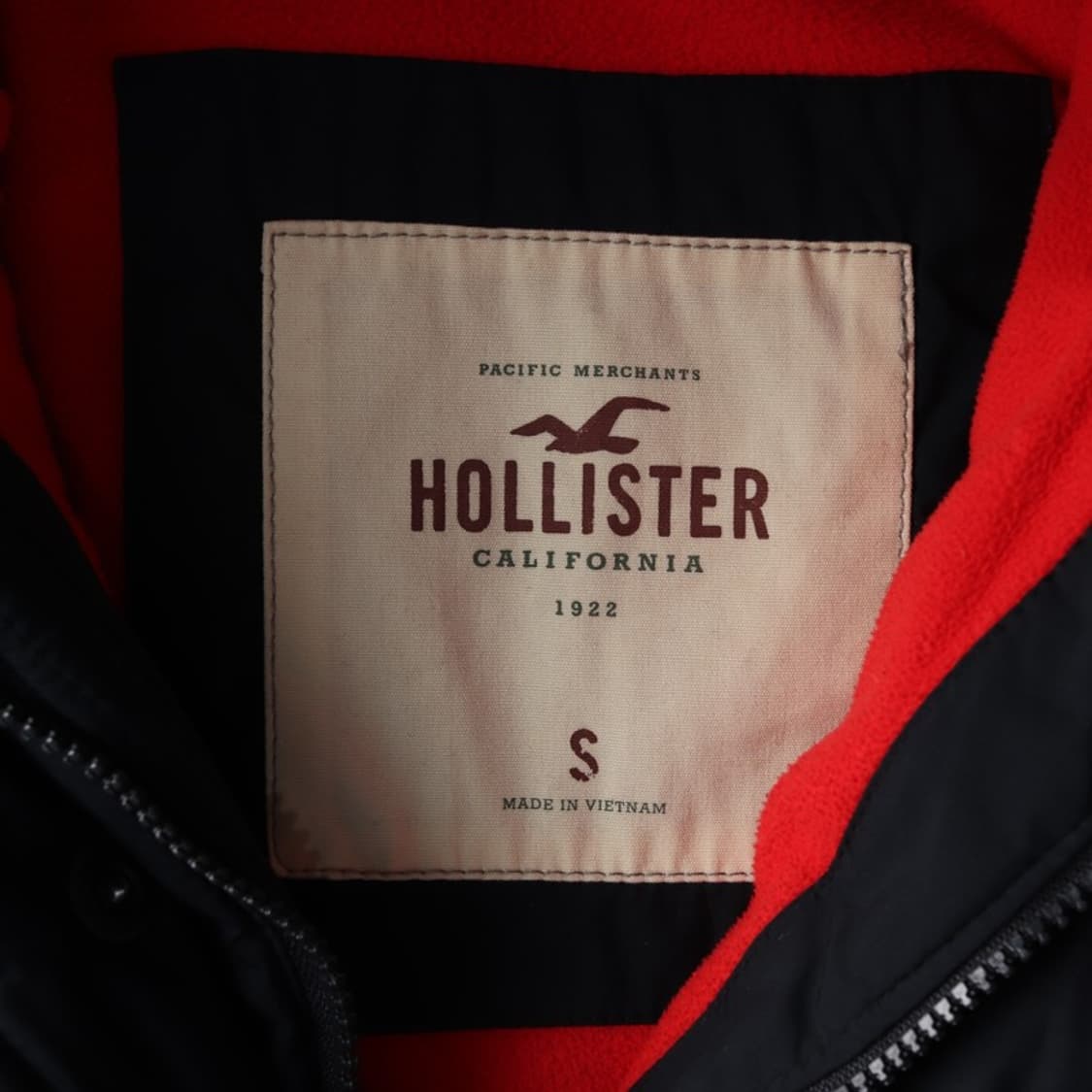 홀리스터 빈티지 후리스 안감 네이비 베스트 S 상품이미지6
