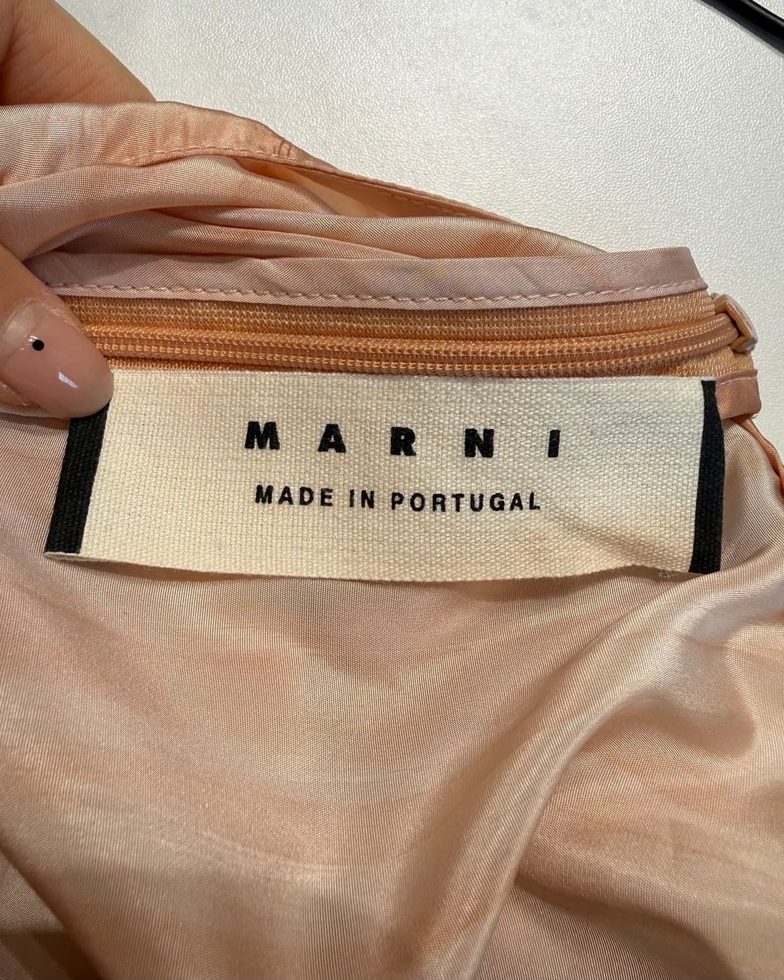 마르니 코랄 실크 프릴 슬리브리스  상품이미지8