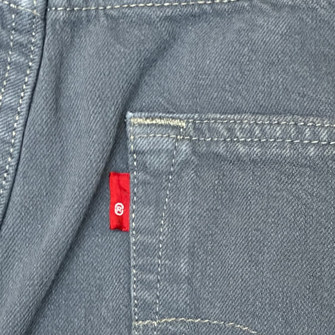 00s 미국 빈티지 리바이스 501 그레이 청바지 상품이미지9