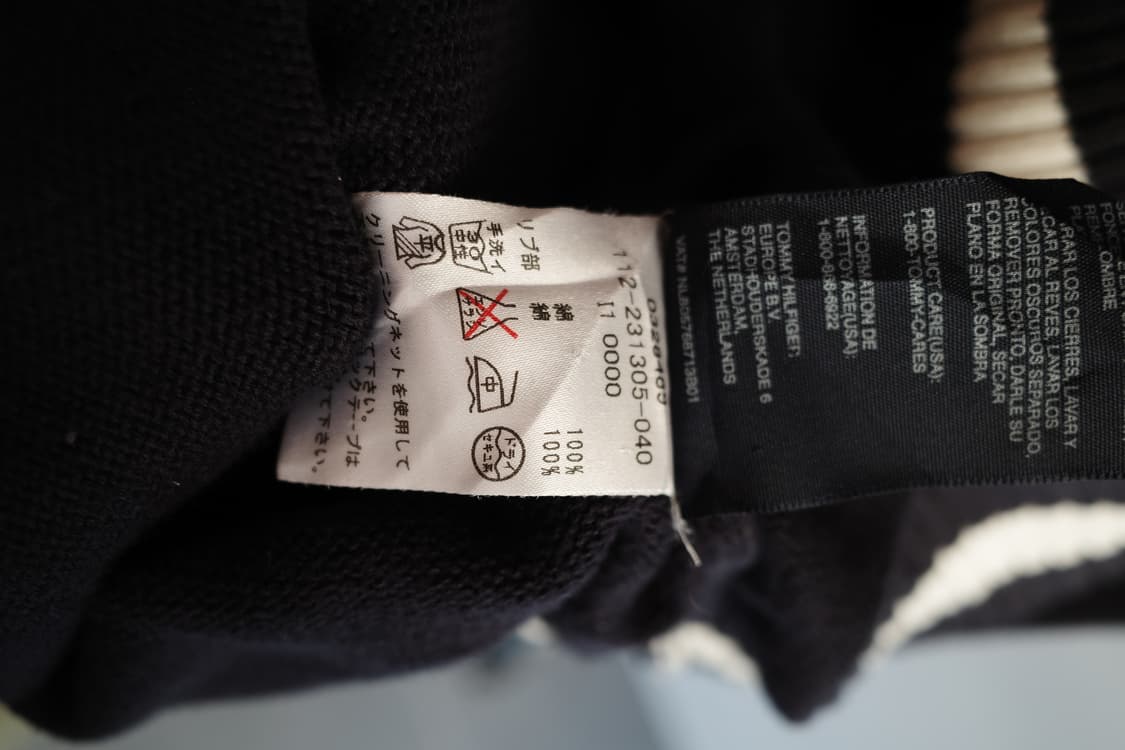 TOMMY HILFIGER 타미힐피거 반집업 니트 상품이미지7