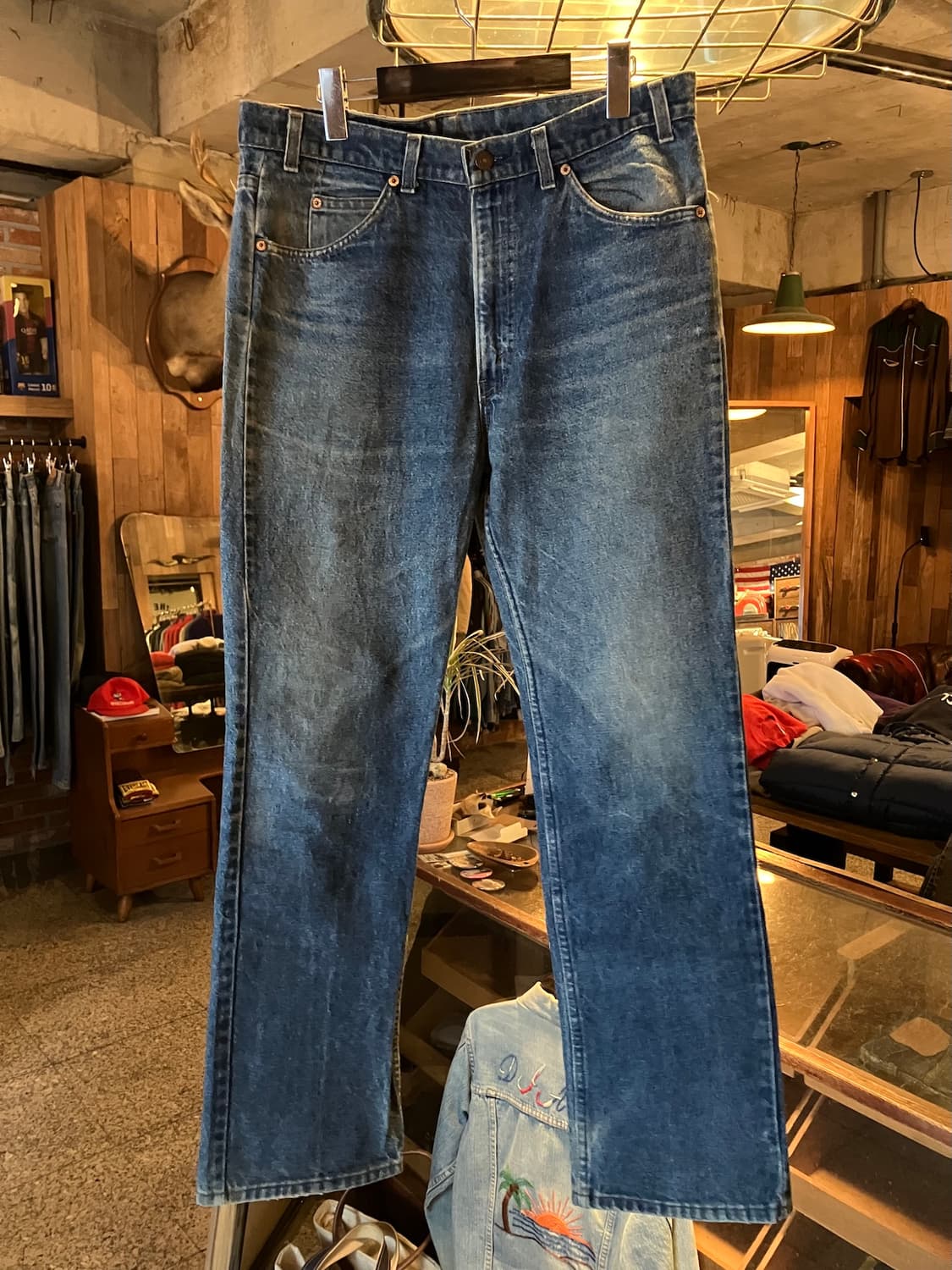 80s USA 빈티지 리바이스 517 부츠컷 데님 팬츠 상품이미지2