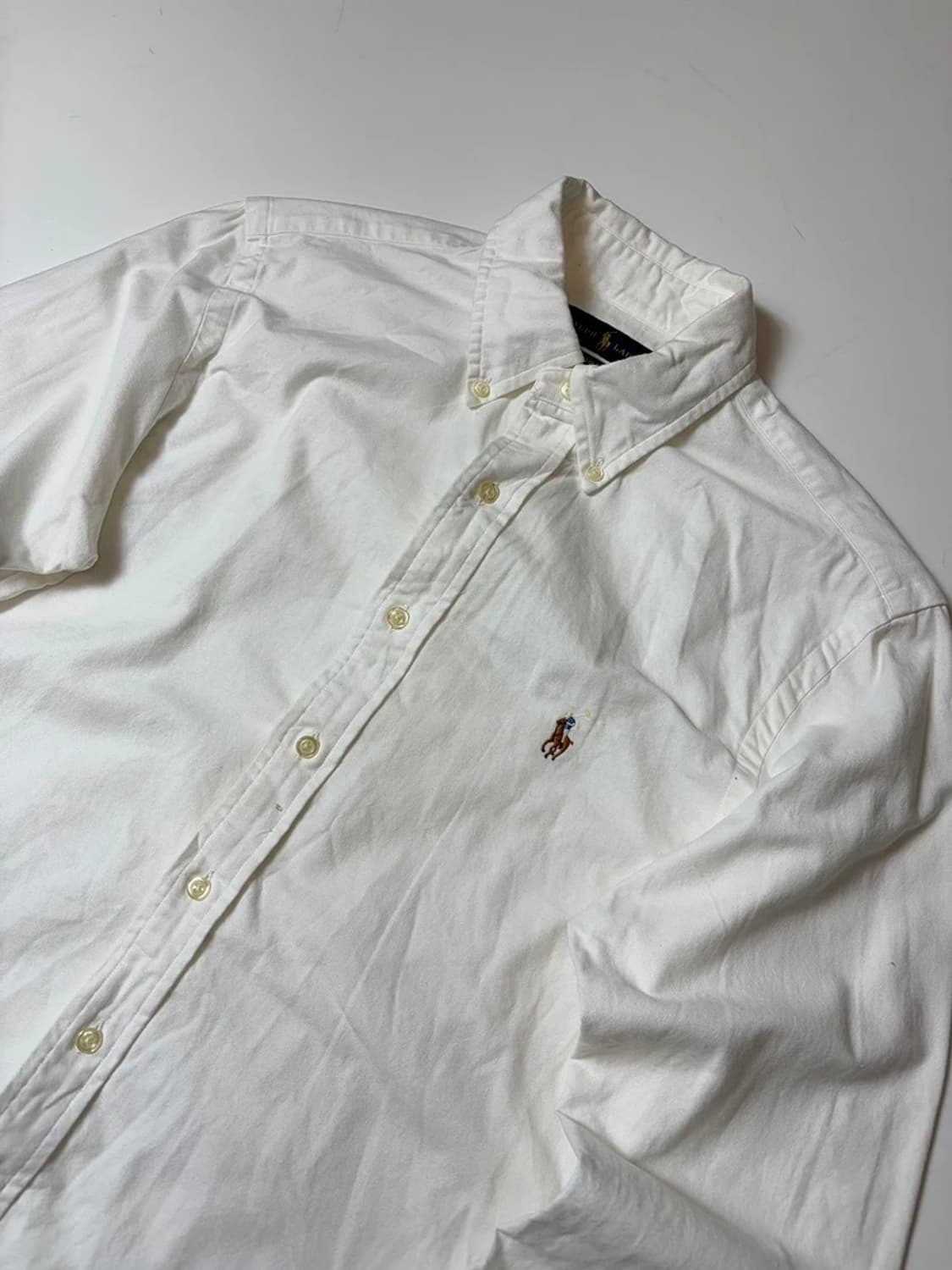 폴로 랄프로렌 옥스포드 자수 로고 화이트 셔츠 PN9245 상품이미지2