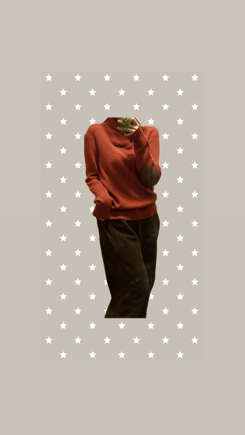 폴로 당근 니트 상품이미지2