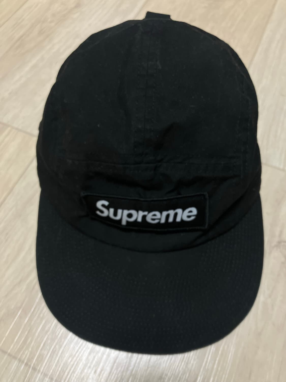 슈프림 캠프캡 블랙 상품이미지1