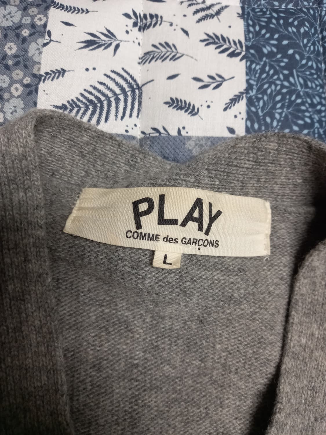 꼼데가르송 남성가디건     L 상품이미지3