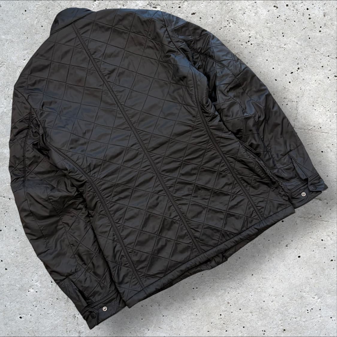 [XL] 바버 인터네셔널 아리엘 폴라퀄트 블랙 퀼팅 자켓 D67 상품이미지2