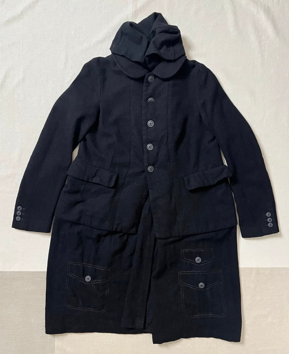 Comme des Garcons 꼼데가르송 레이어드 도킹 코트 comme 상품이미지1
