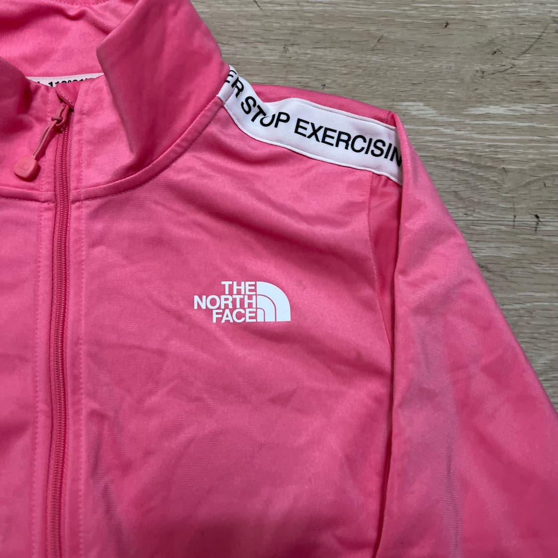 노스페이스 키즈 화이트라벨 사이드라인 트랙 자켓 [핑크] 150 상품이미지4