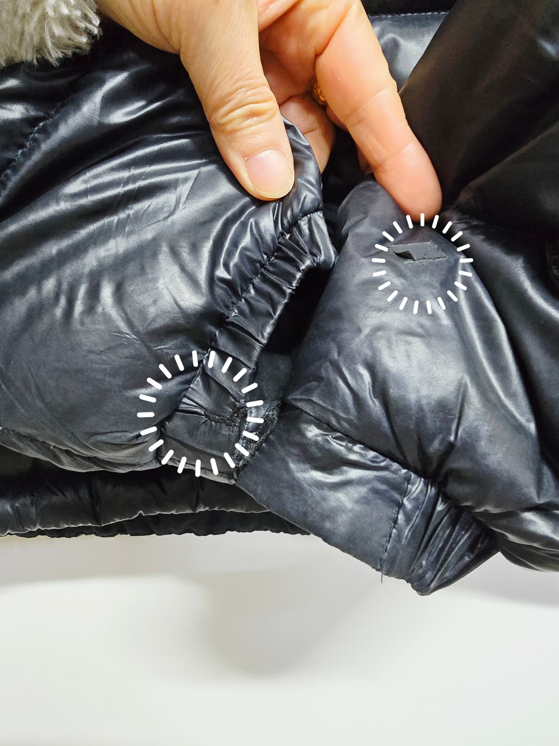 노스페이스 700 블랙 패딩 상품이미지8