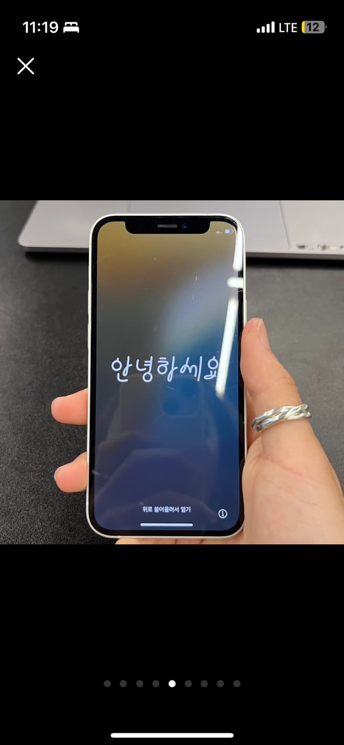 (모두 정상)자급제 아이폰 12 미니 화이트 128GB 상품이미지5