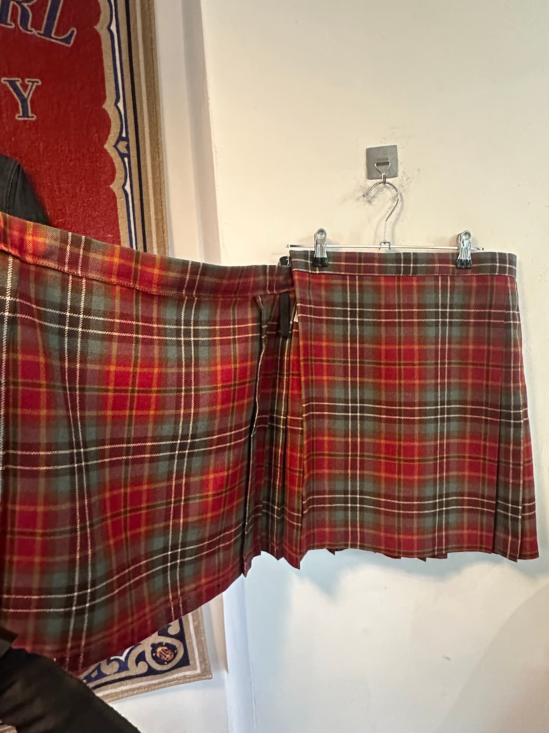Highland Home Industries 스코틀랜드 브랜드 스커트 S 상품이미지3