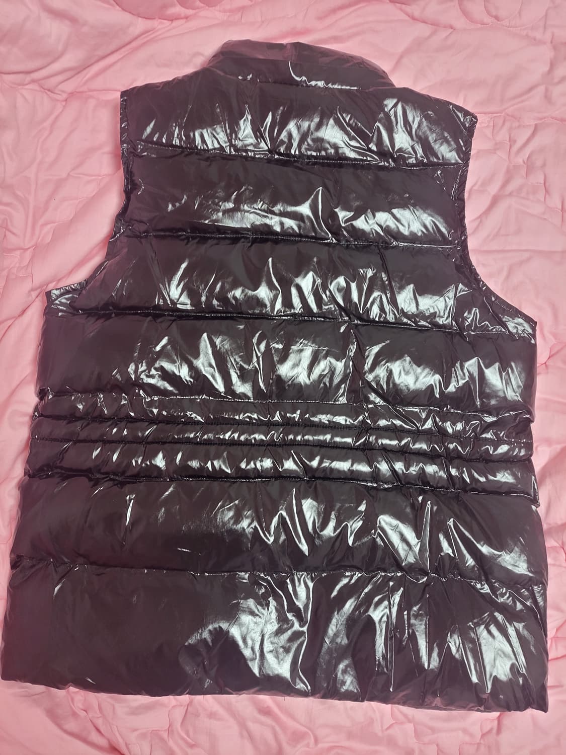 급처상태양호!구찌,프라다 느낌 남녀공용 블랙 패딩 조끼 베스트 나이키st 상품이미지3