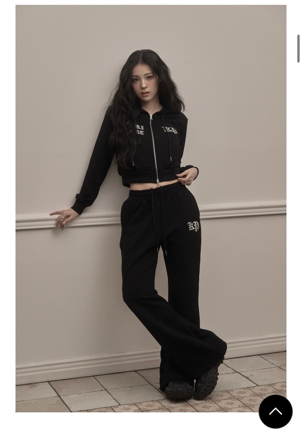 카키포인트 크롬 부츠컷 트레이닝 팬츠 상품이미지2