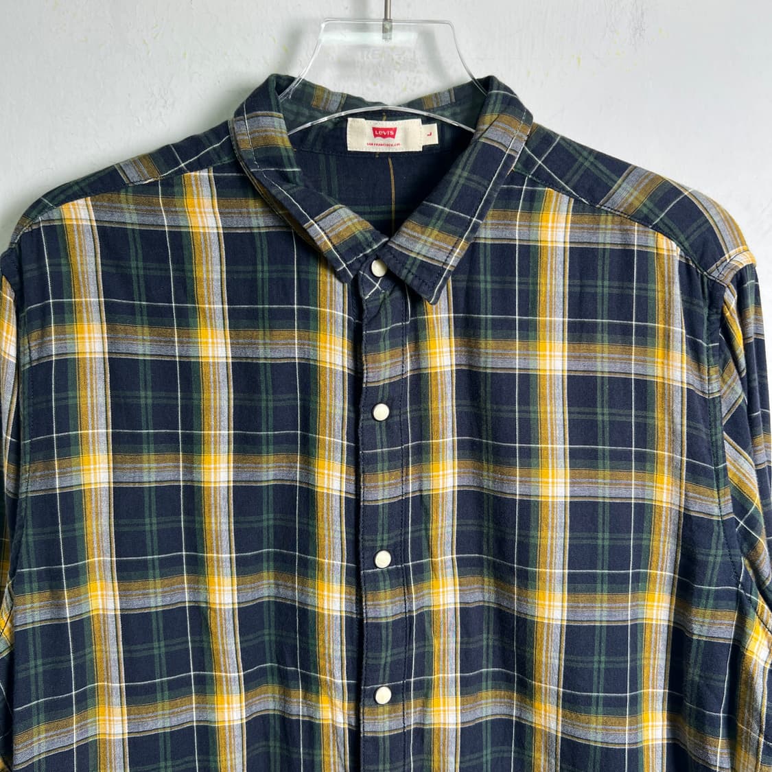 Levis 리바이스 슬림핏 체크 셔츠 L 상품이미지5