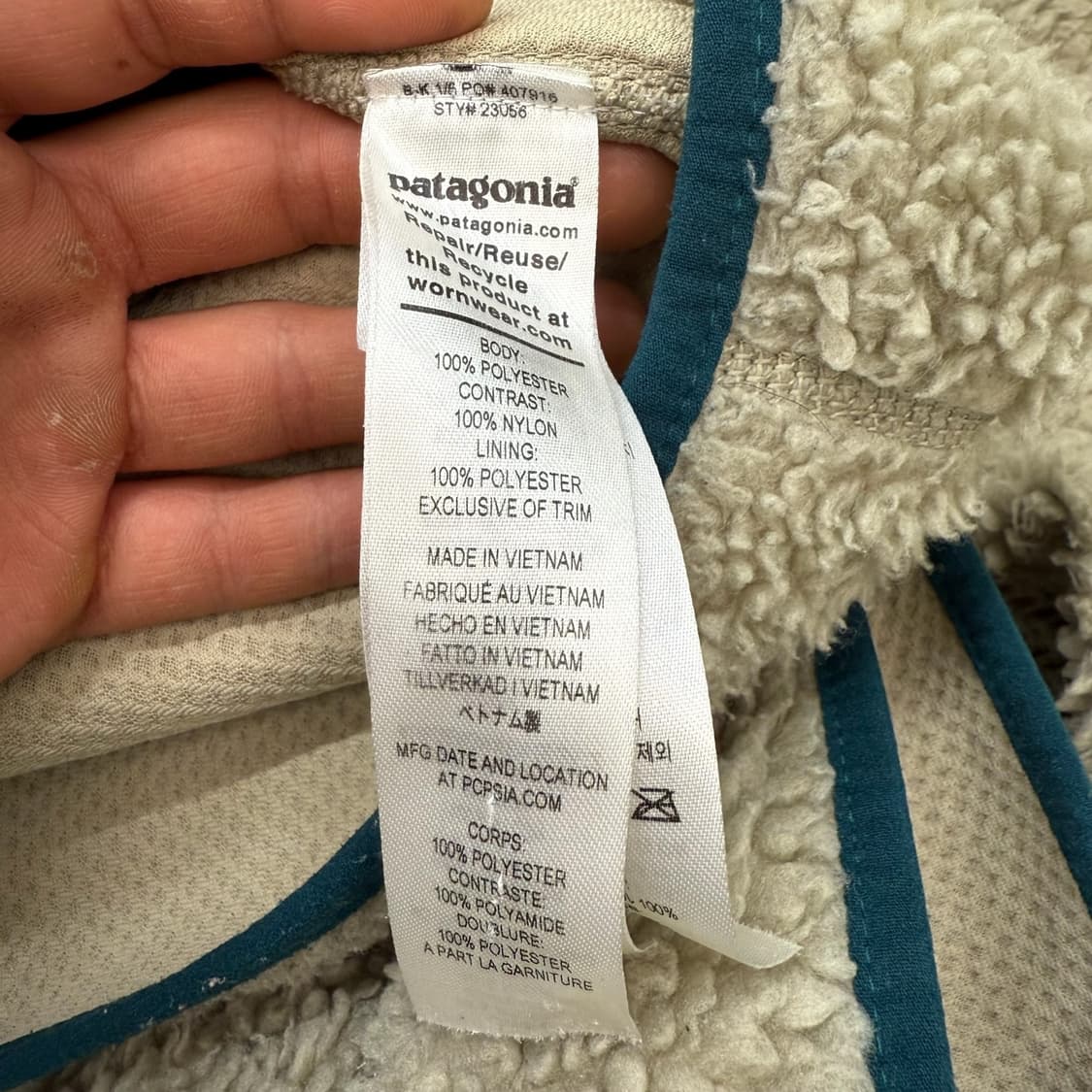  파타고니아 플리스 자켓 r1862  상품이미지8