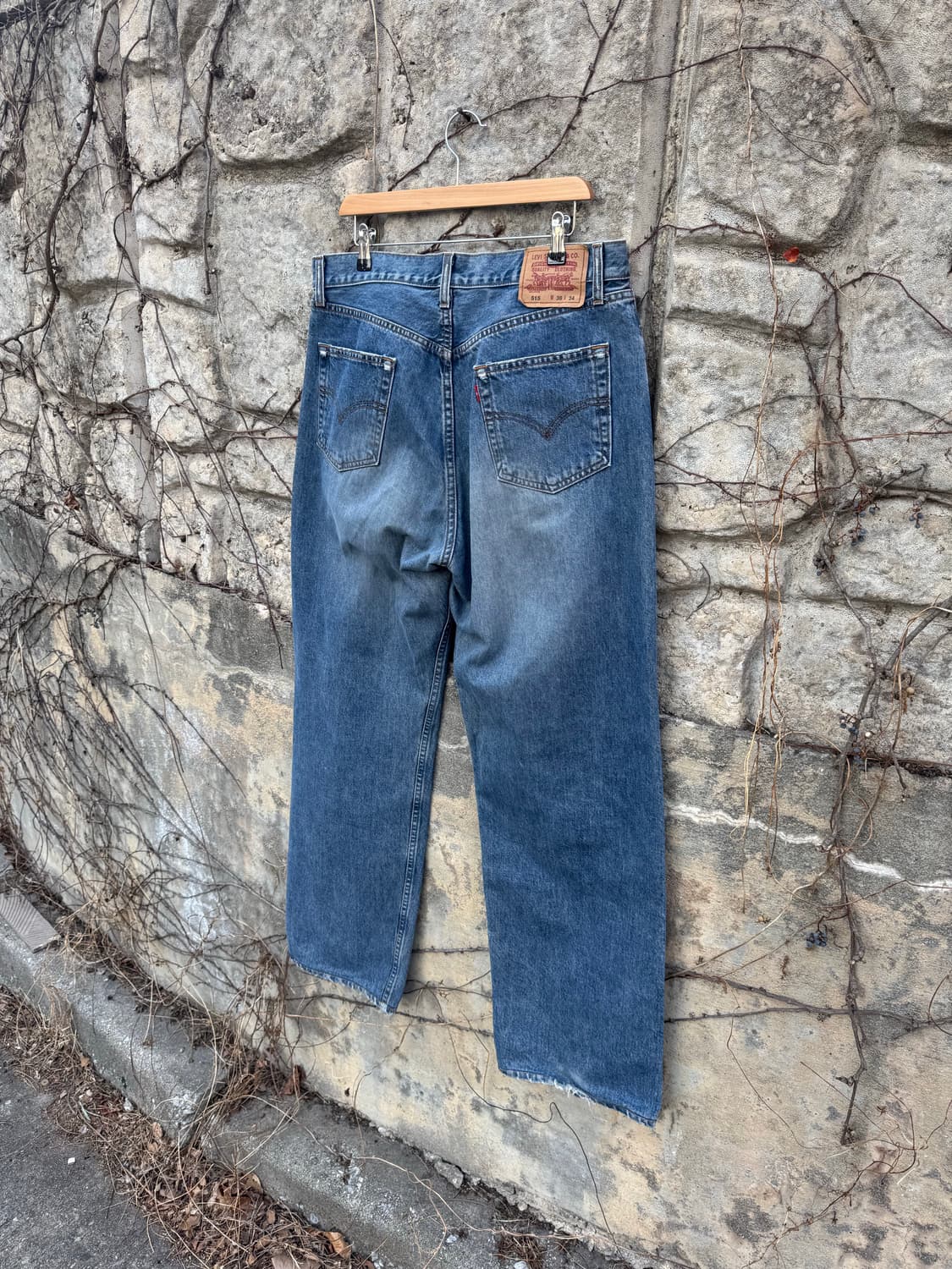 90s 리바이스 빈티지 515 데님 팬츠 36/34 상품이미지4