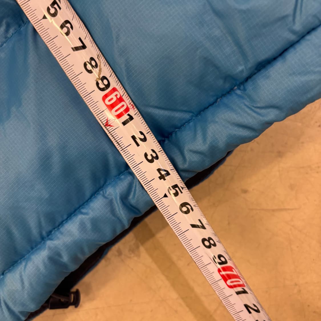 노스페이스 700 눕시 블루 구스다운 패딩 상품이미지4