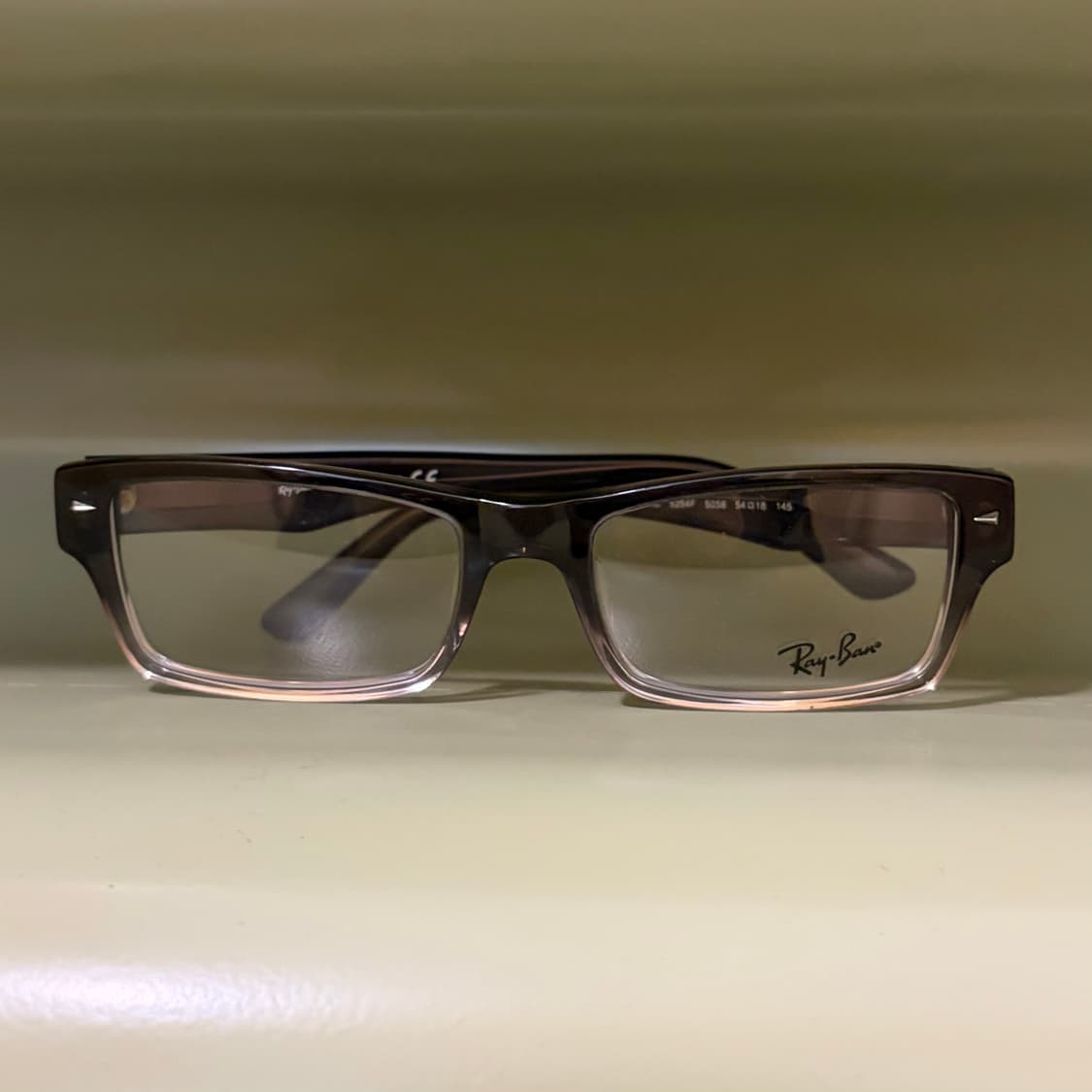 레이밴 RB 5254F 5058 그라데이션 렉탱글 안경 상품이미지1