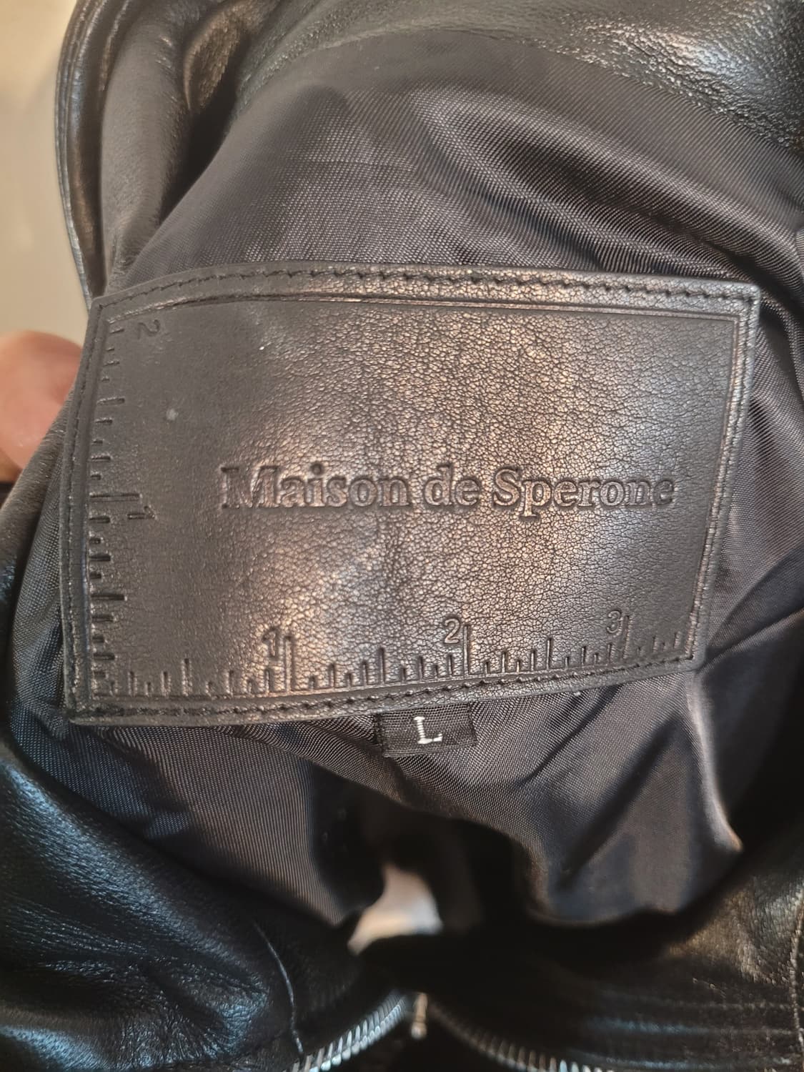 메종드스페로네 양가죽 점퍼 L 상품이미지3