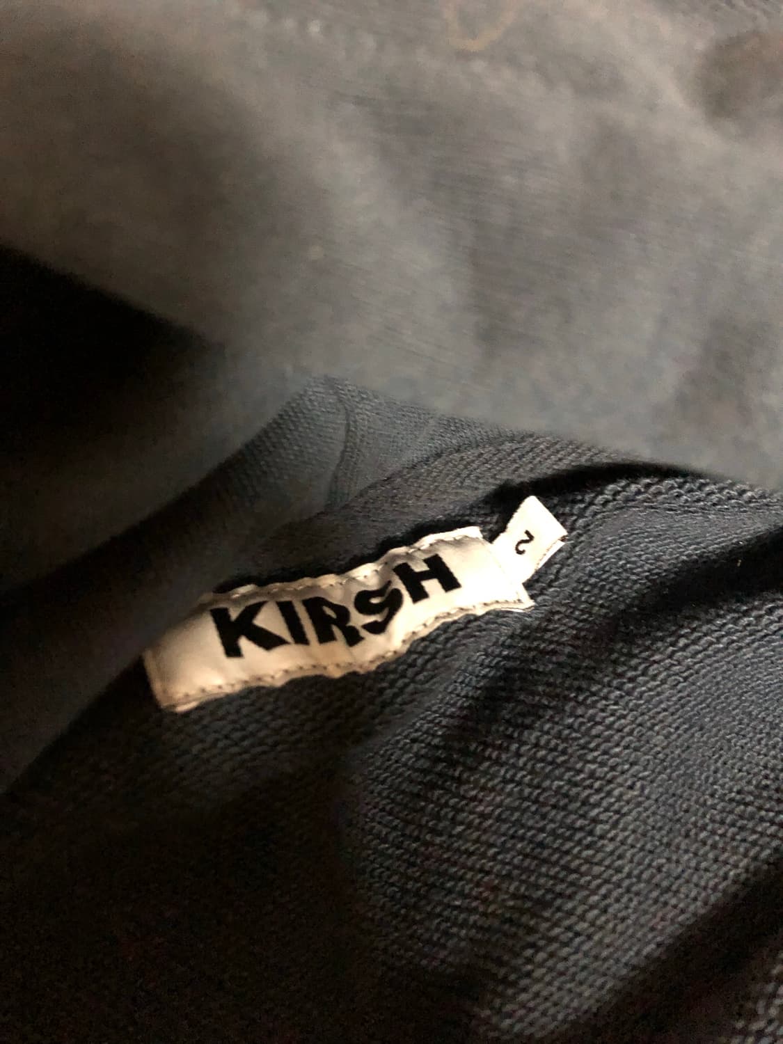 아이러브 키르시 루즈핏 후드티 네이비 2사이즈 상품이미지6