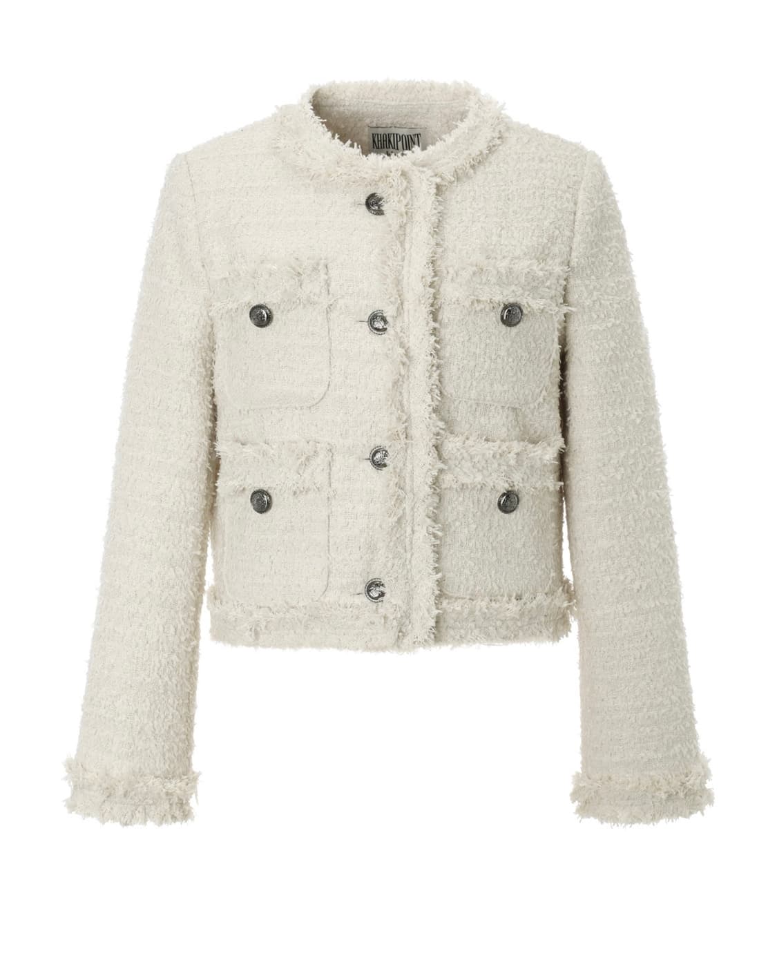 카키포인트 트위드 자켓 상품이미지2