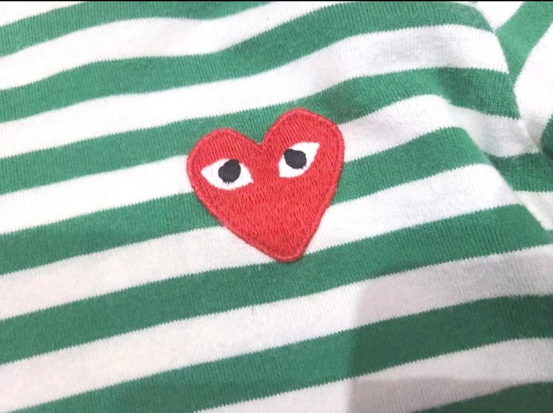 꼼데가르송 플레이 스트라이프 롱슬리브 티셔츠 상품이미지1