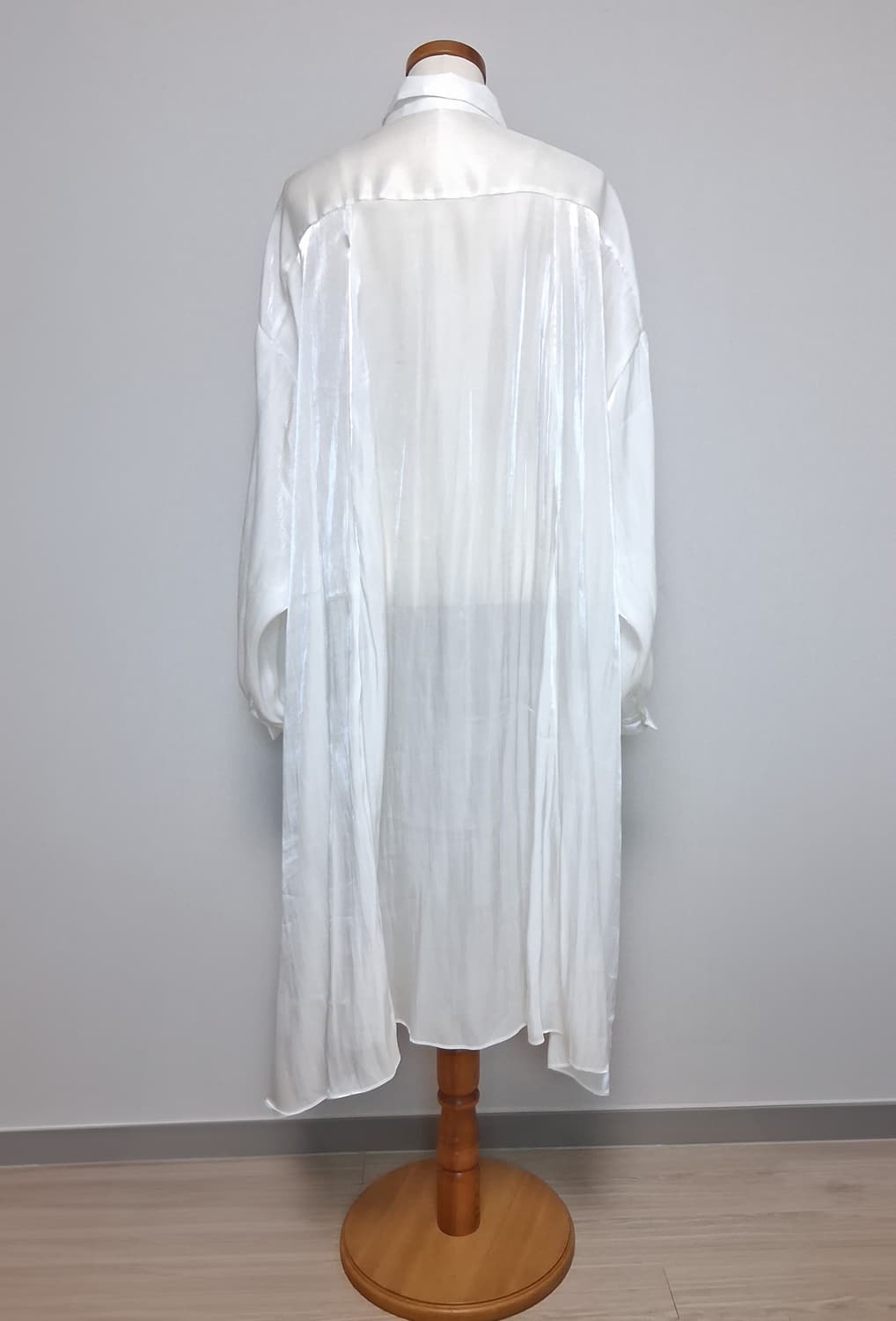 시스루 롱 셔츠 (새상품) 상품이미지3