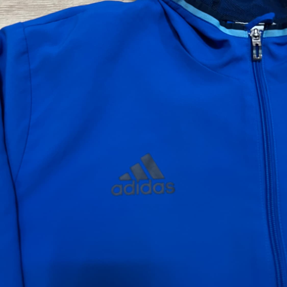 아디다스 클라이마쿨 기능성 바람막이 후드자켓 [블루] XL/105 상품이미지4