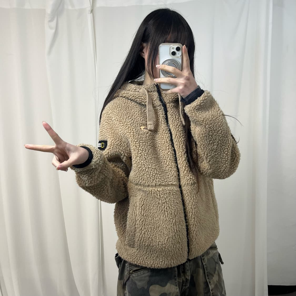 National Geographic Beige Fleece 상품이미지2