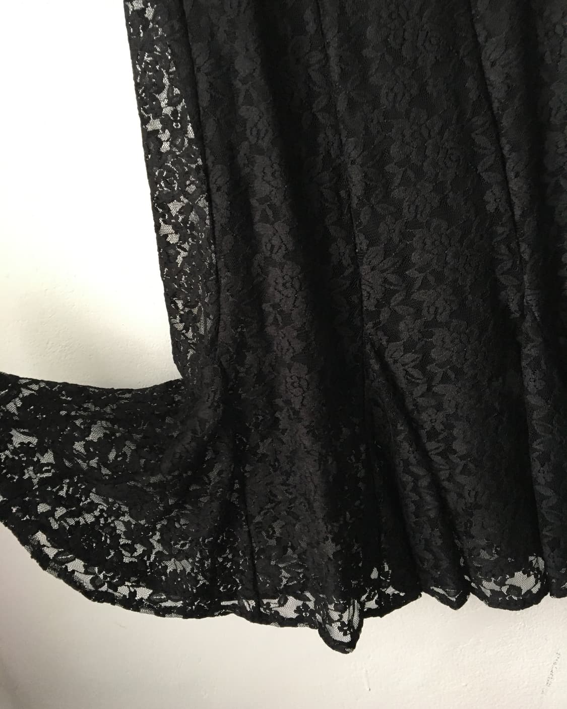 Flower pattern Lace long skirt 상품이미지3