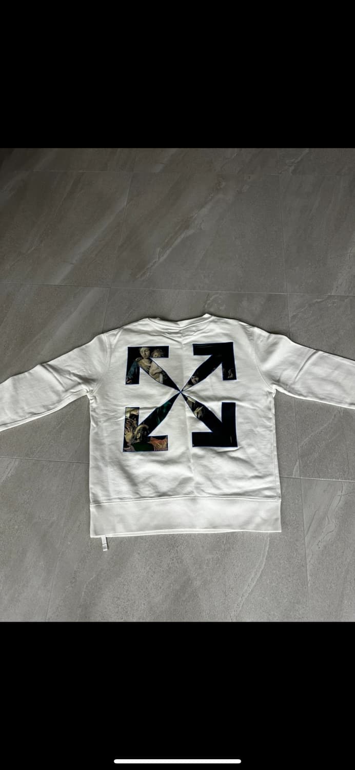 오프화이트 카라바조 맨투맨  상품이미지2