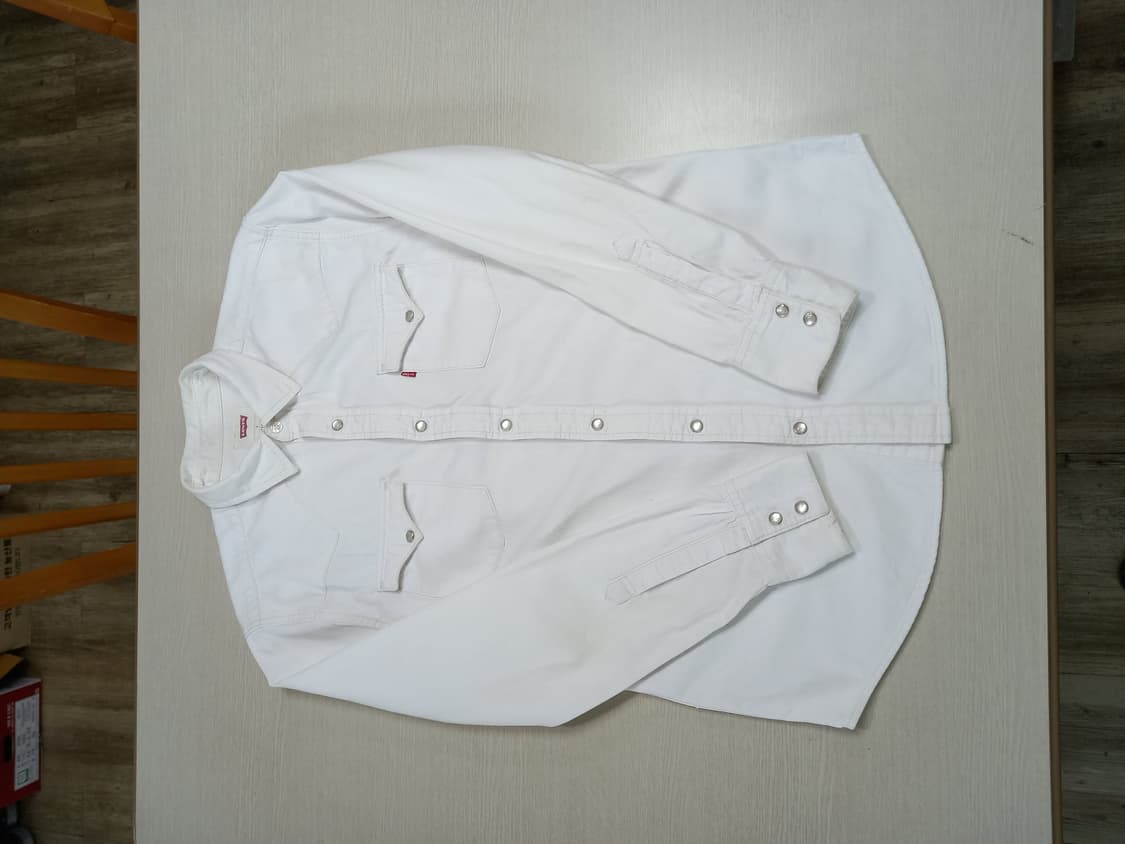 M95 리바이스 웨스턴 데님셔츠 화이트 M-21 상품이미지3