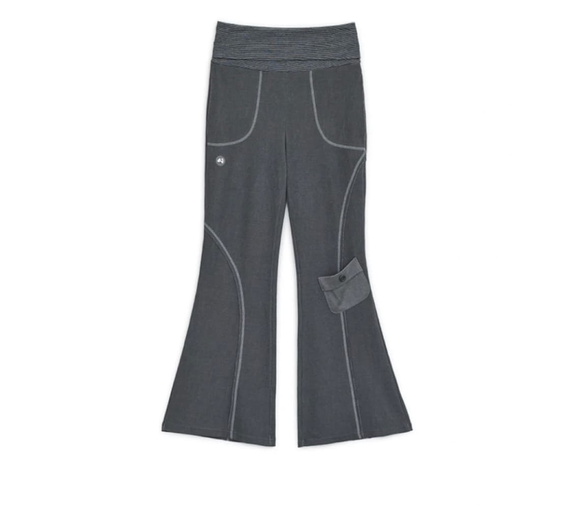 허그유어스킨 피그먼트 부츠컷 팬츠 새상품 상품이미지1