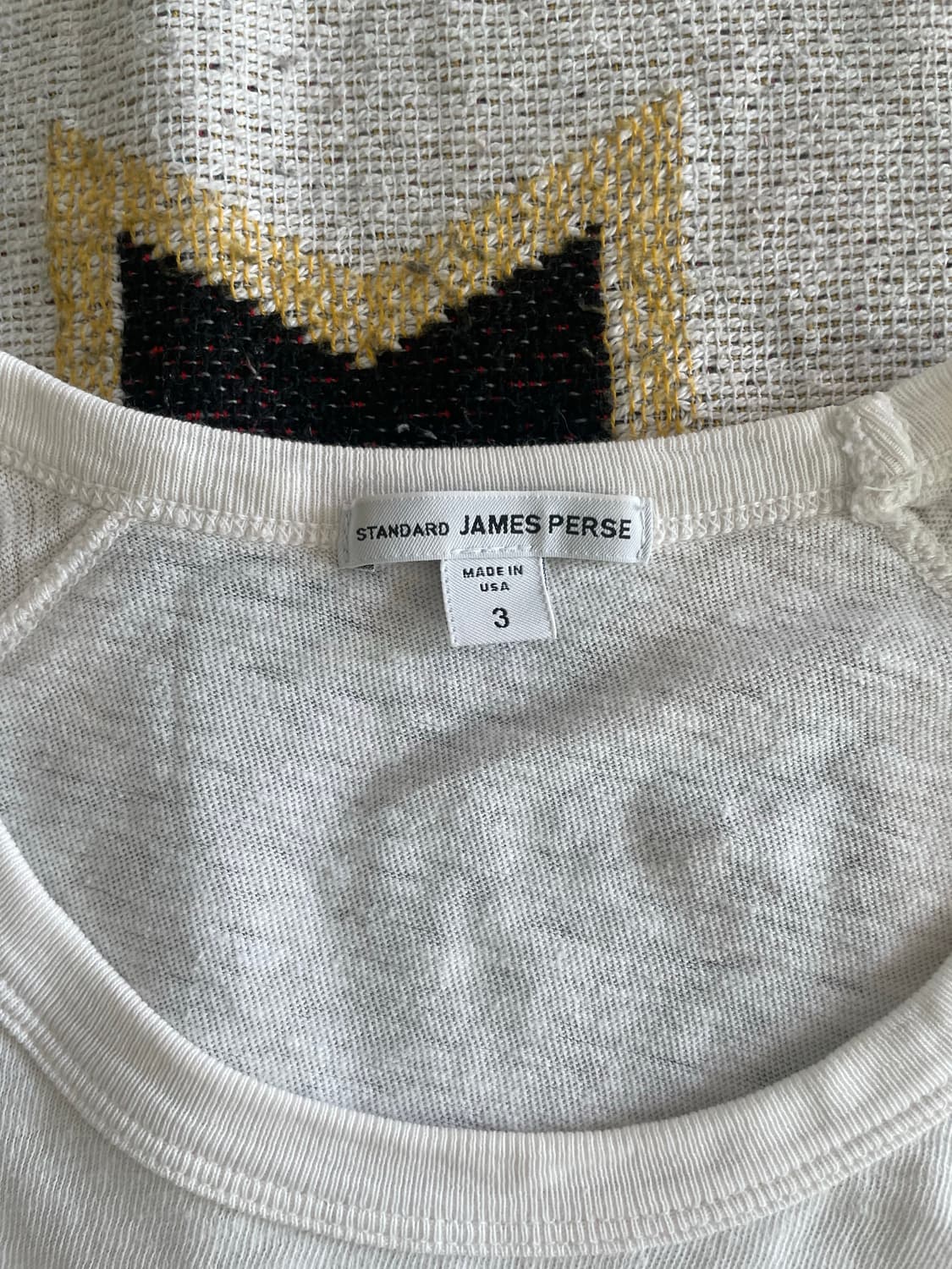 제임스펄스 흰색 긴팔 티셔츠(3) 상품이미지2