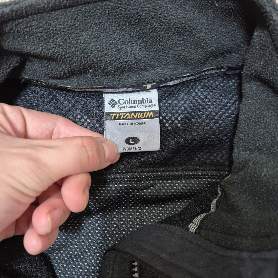 컬럼비아 티타늄 블랙 플리스 조끼 상품이미지5