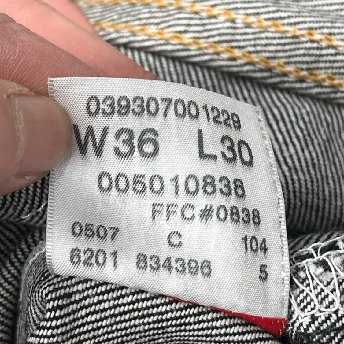 리바이스 501 데님팬츠 s09796 상품이미지10