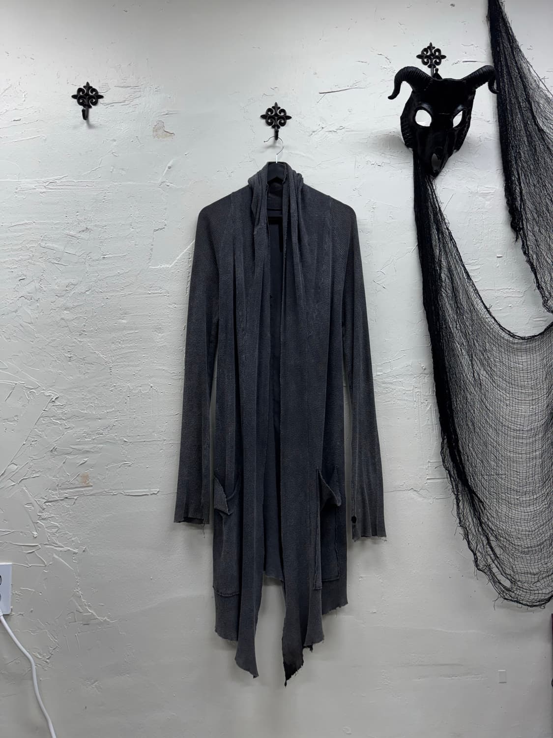 LGB 00s archive back cross cardigan 상품이미지3