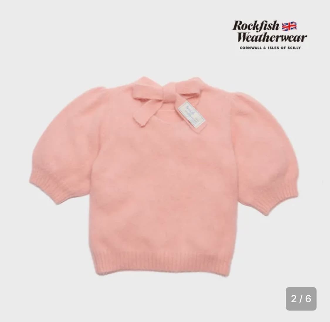 락피쉬웨더웨어-angora half sleeve knit(pink) 상품이미지2