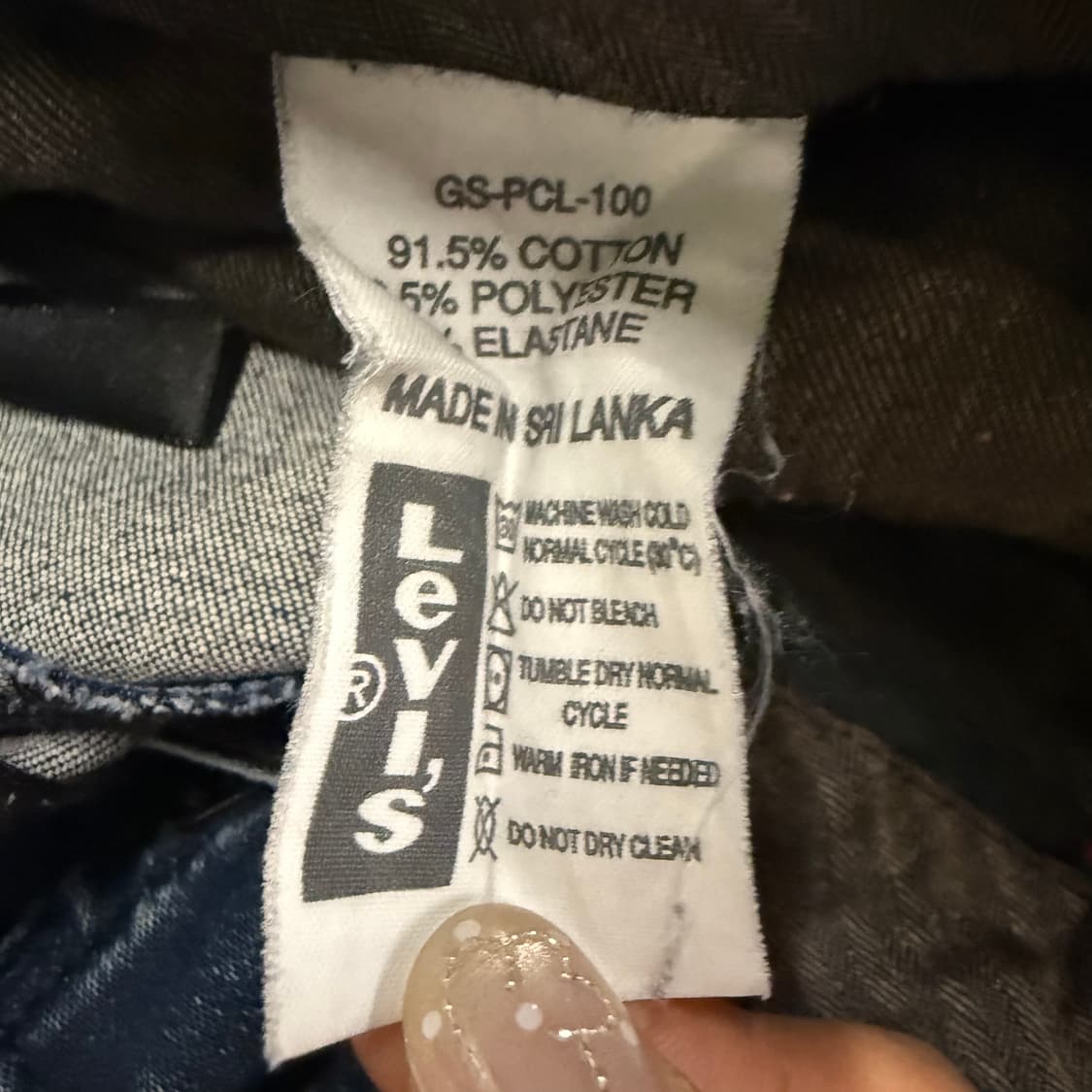 [정품] 리바이스 청바지 데님 팬츠 워싱진 b17 상품이미지6