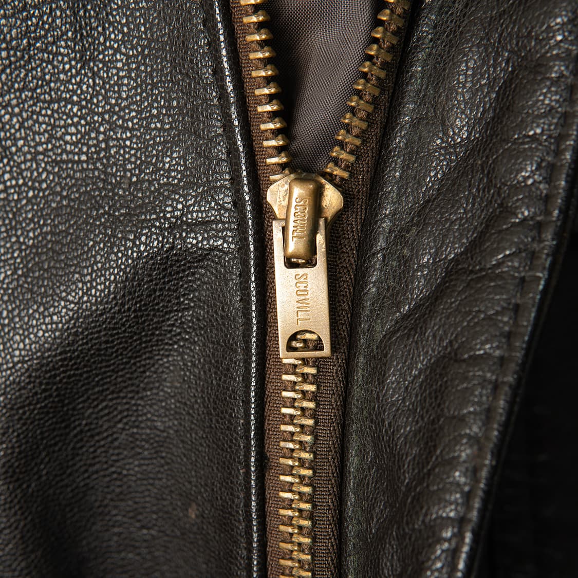 [115] 70s Brigade 고트스킨 A-2 레더 플라이트 자켓  상품이미지4