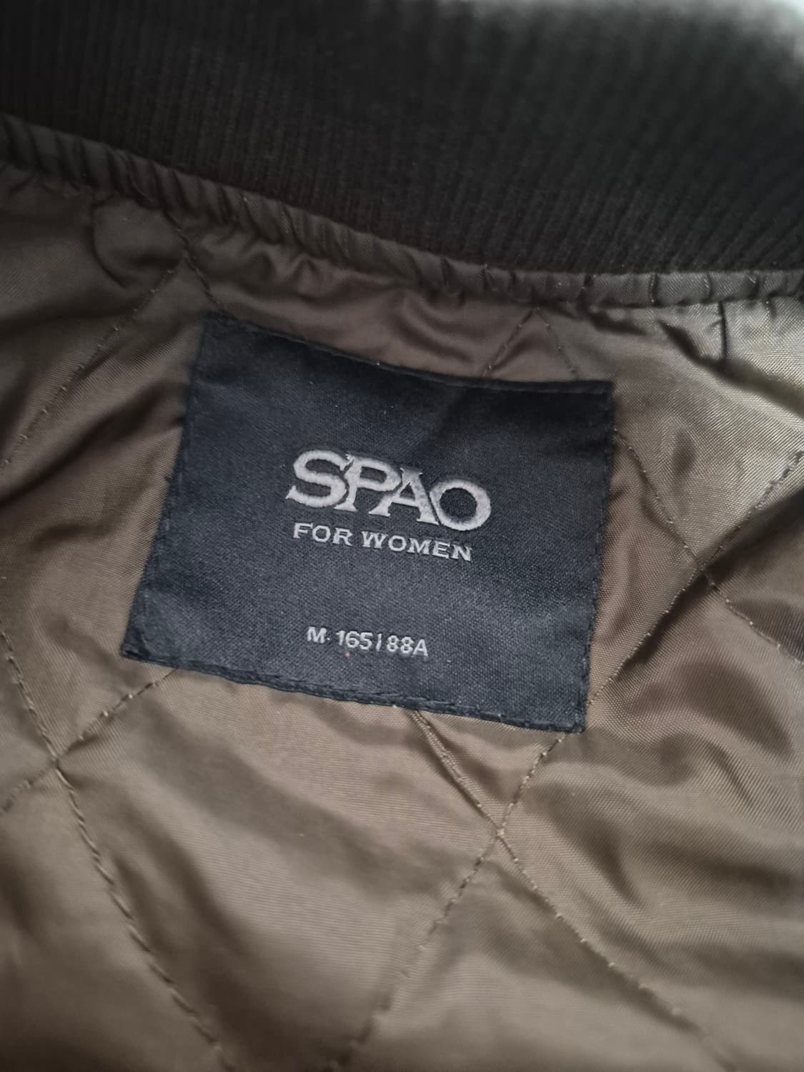 급처) 스파오 레더 봄버 자켓 상품이미지3