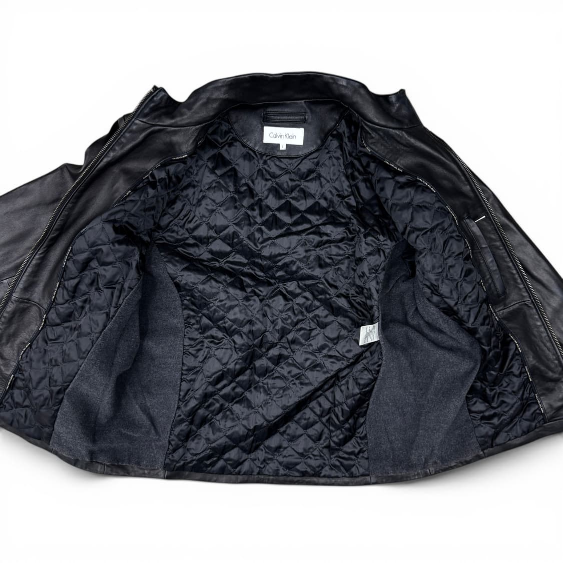 00's 캘빈클라인 램 레더 자켓 상품이미지3