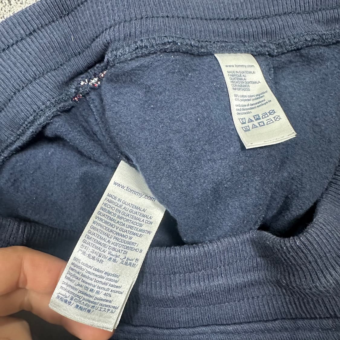 ✨ (만원 빈티지) 타미 힐피거 네이비 숏 팬츠 상품이미지5