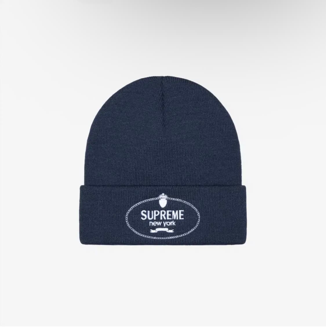 슈프림 크레스트 비니 네이비 상품이미지1