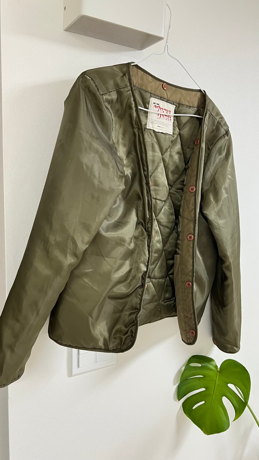 홀하우스 스머프 패치 야상(남녀공용, 내피 탈부착 가능) 상품이미지8