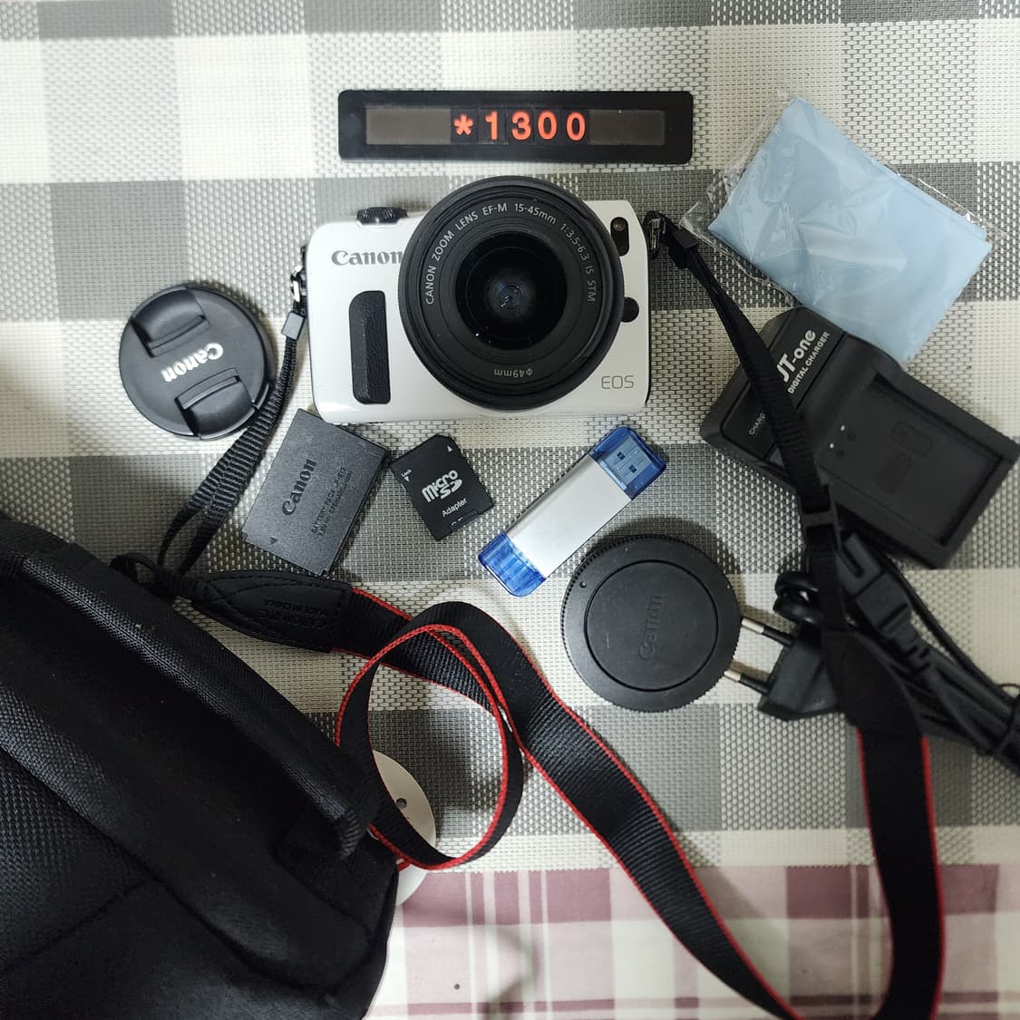 캐논 EOS M 디지털카메라 화이트 가방세트 상품이미지1