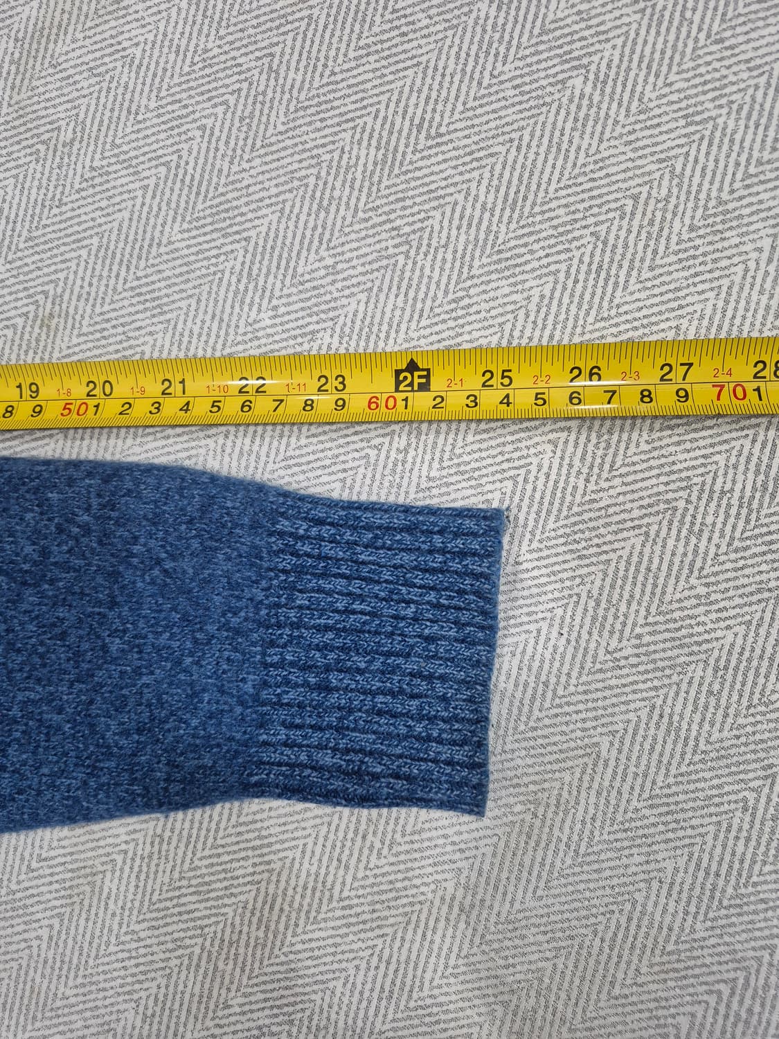 캠브리지맴버스 블루 하프넥 니트 스웨터 남성 95사이즈 상품이미지8