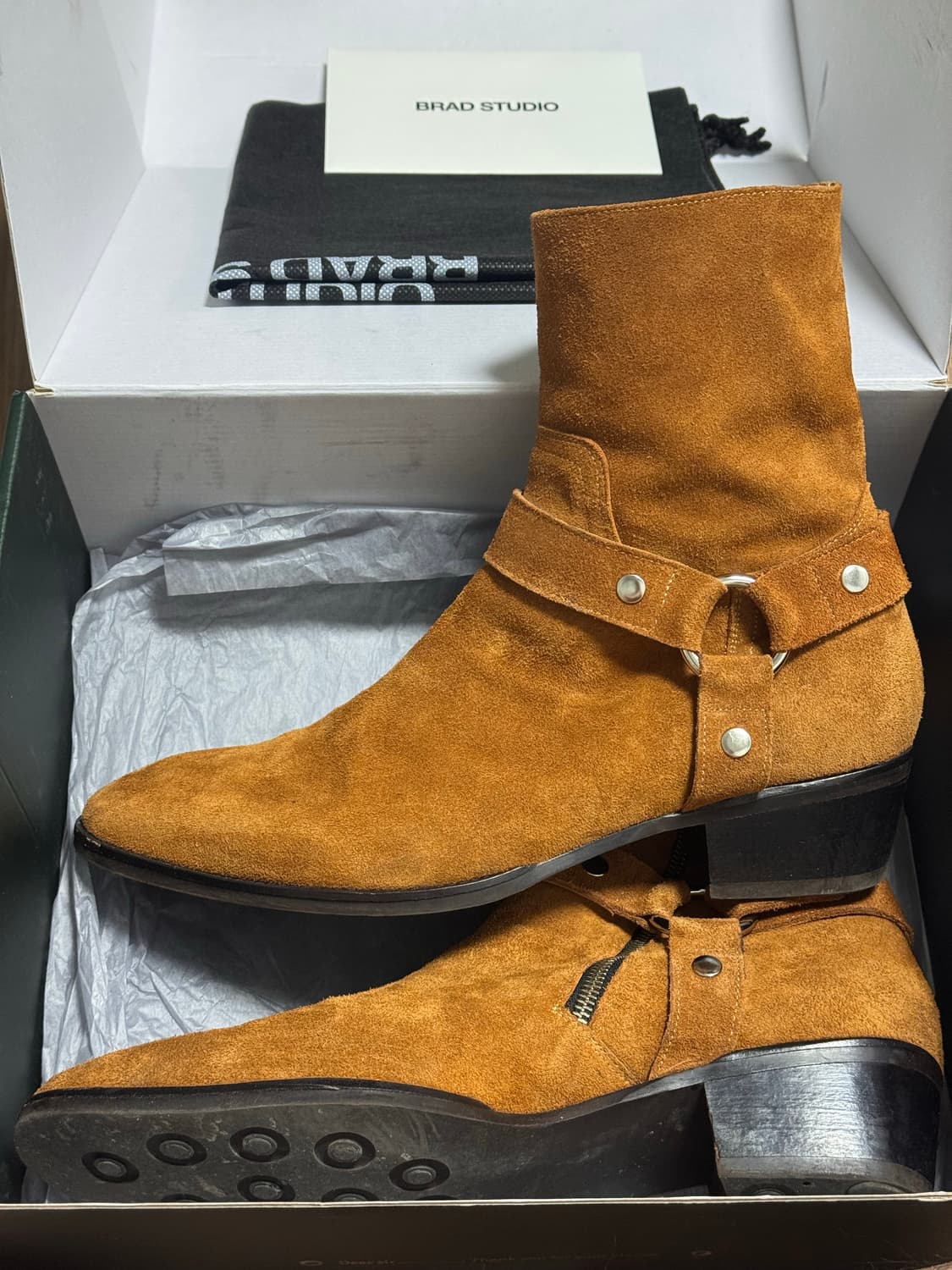 웨스턴 바이커 부츠 [브래드 스튜디오]  상품이미지1