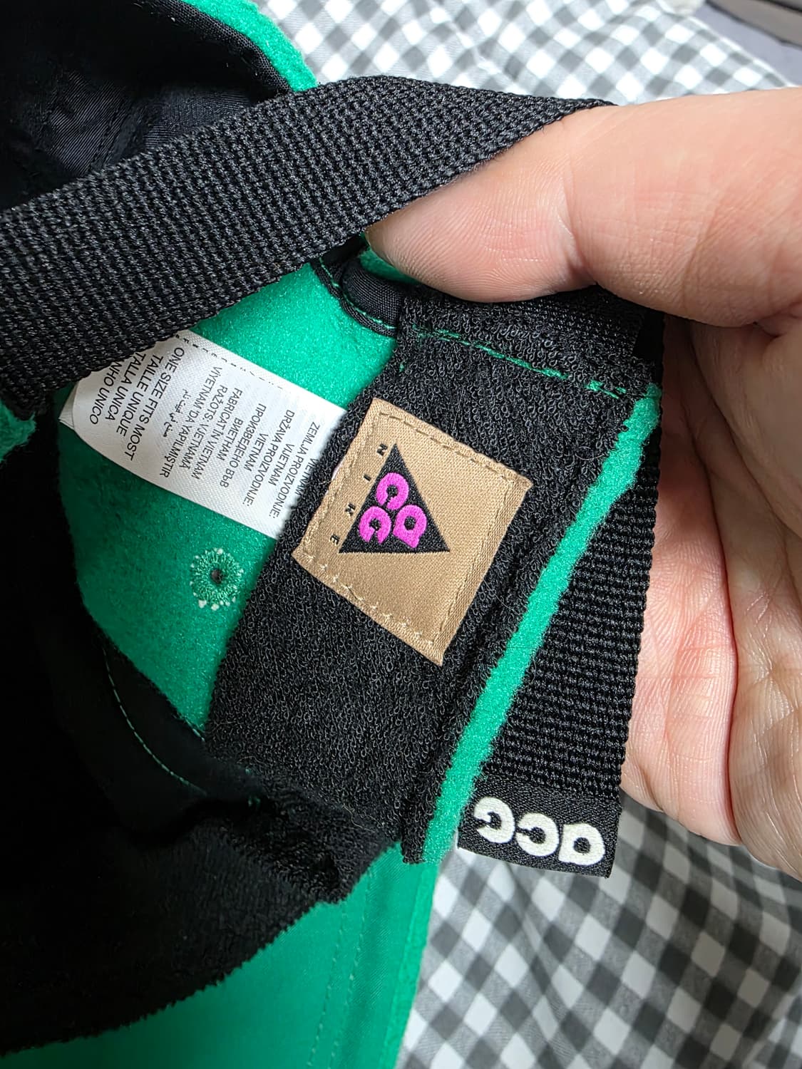 나이키 ACG AW84 플리스 캡 루시드 그린 상품이미지4