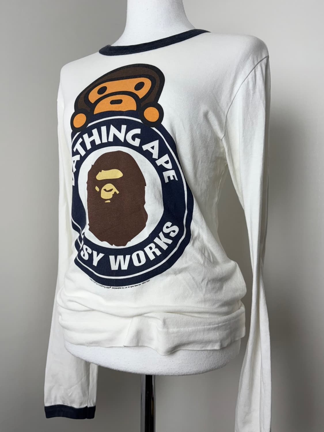 베이프 몽키 롱슬리브 상품이미지2